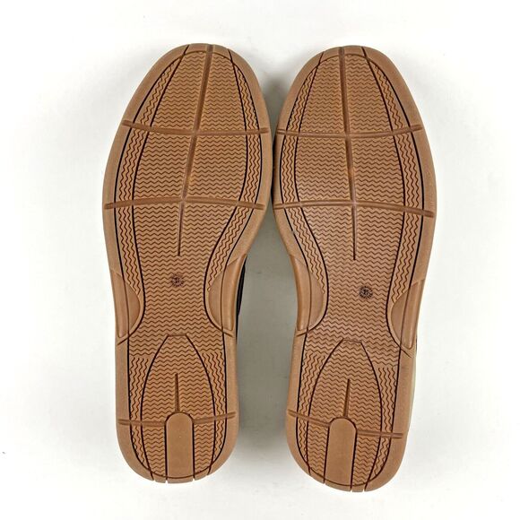 SJB Oakdale Sand Mens Loafers Shoes Slip-on Faux Suede Comfort Boating SZ 12 NEW